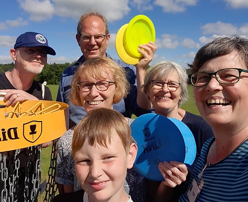 Discgolf auf der Gemeindefreizeit